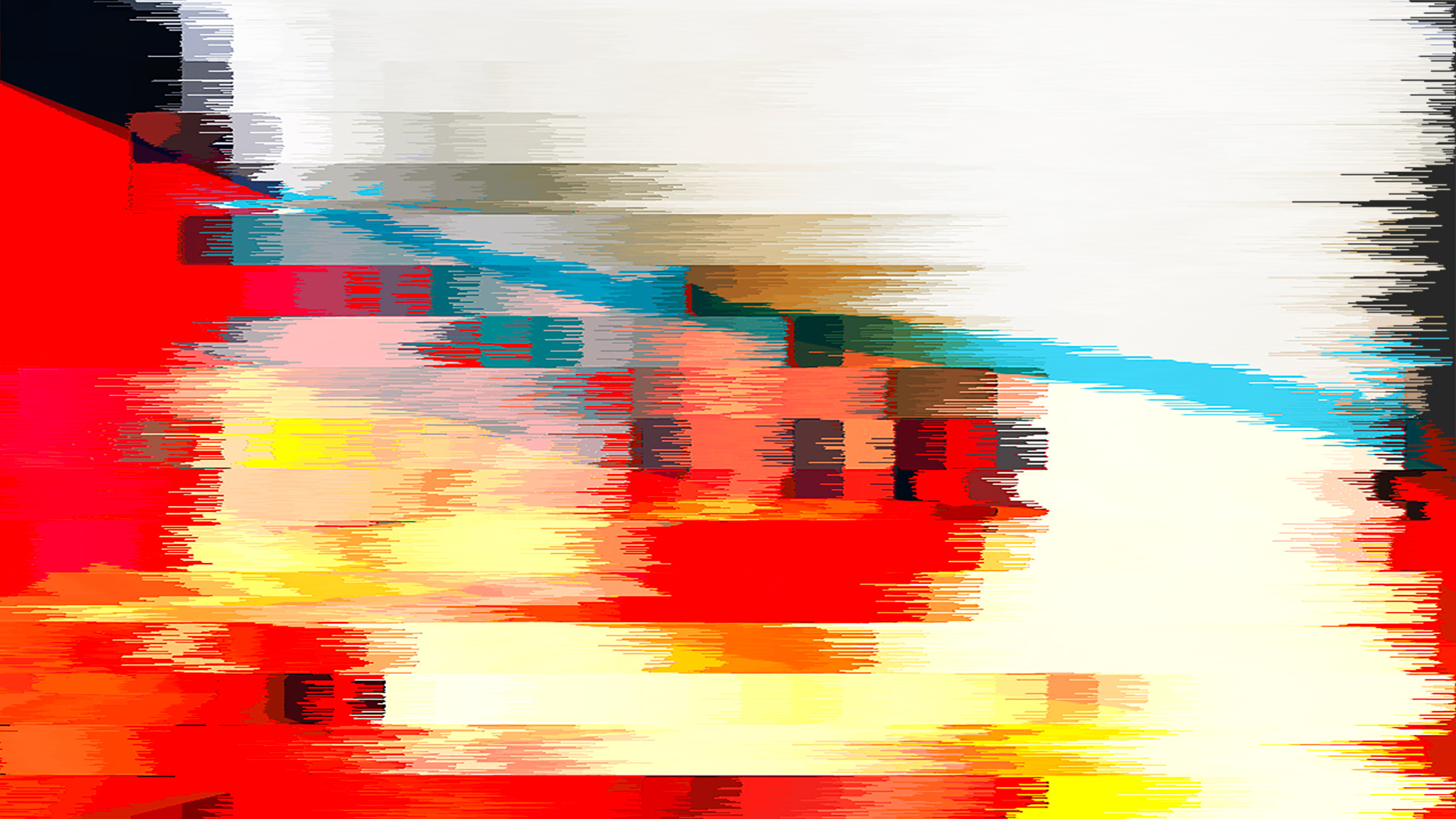 Red glitch artwork associated with Jestalt